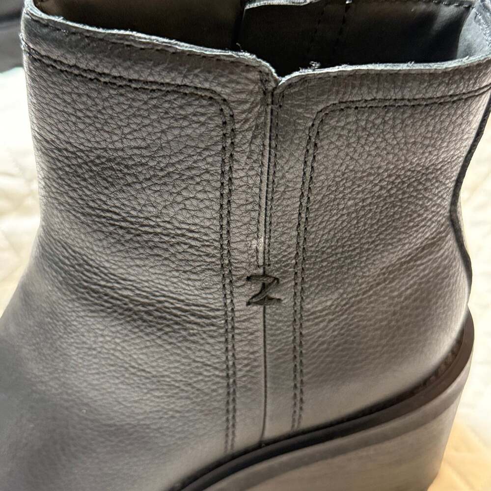 Zodiac Black Ankle Boots - Picture 4 of 10